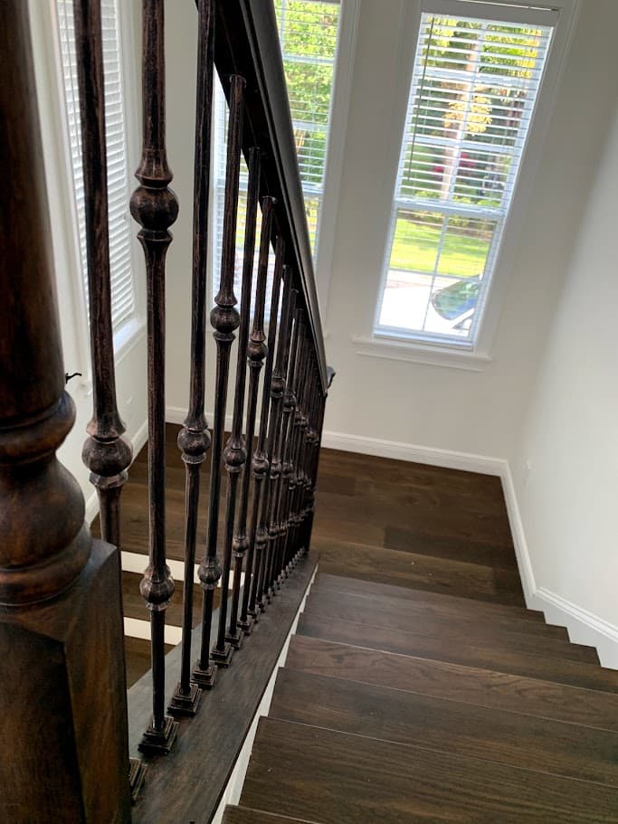 Staircase & Iron Balusters